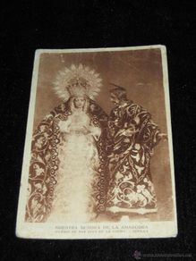 Postales: SEMANA SANTA SEVILLA - POSTAL NTRA SRA DE LA AMARGURA - SAN JUAN DE LA PALMA - GRAFICAS VILLARROCA